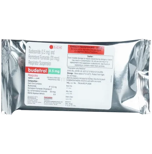 budetrol 0.5mg respules 5x2 ml